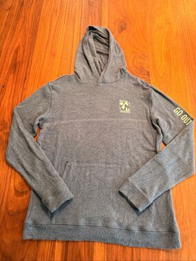 Bixby Nomad Boys Heather Blue The Classic Cozy Pullover Hoodie Sweatshirt Sz XL